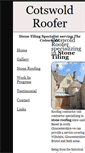 Mobile Screenshot of cotswoldroofer.com